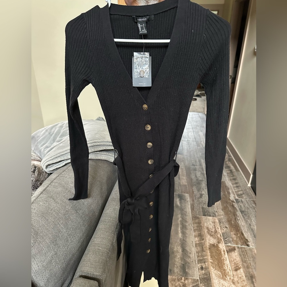 Forever 21 Black Knit Dress